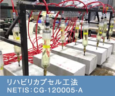 リハビリカプセル工法
NETIS：CG-120005-A