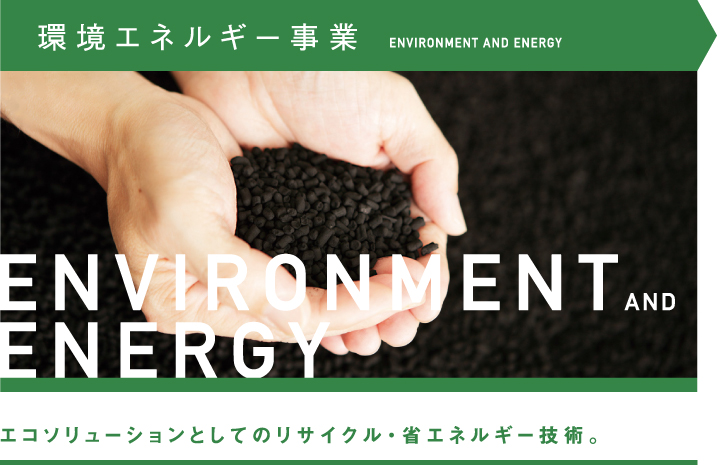 環境エネルギー事業
エコソリューションとしてのリサイクル・省エネルギー技術。