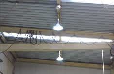 天井吊下型LED投光器