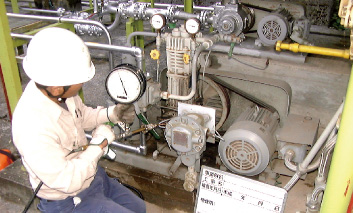 ＬＰＧプラントの保安検査